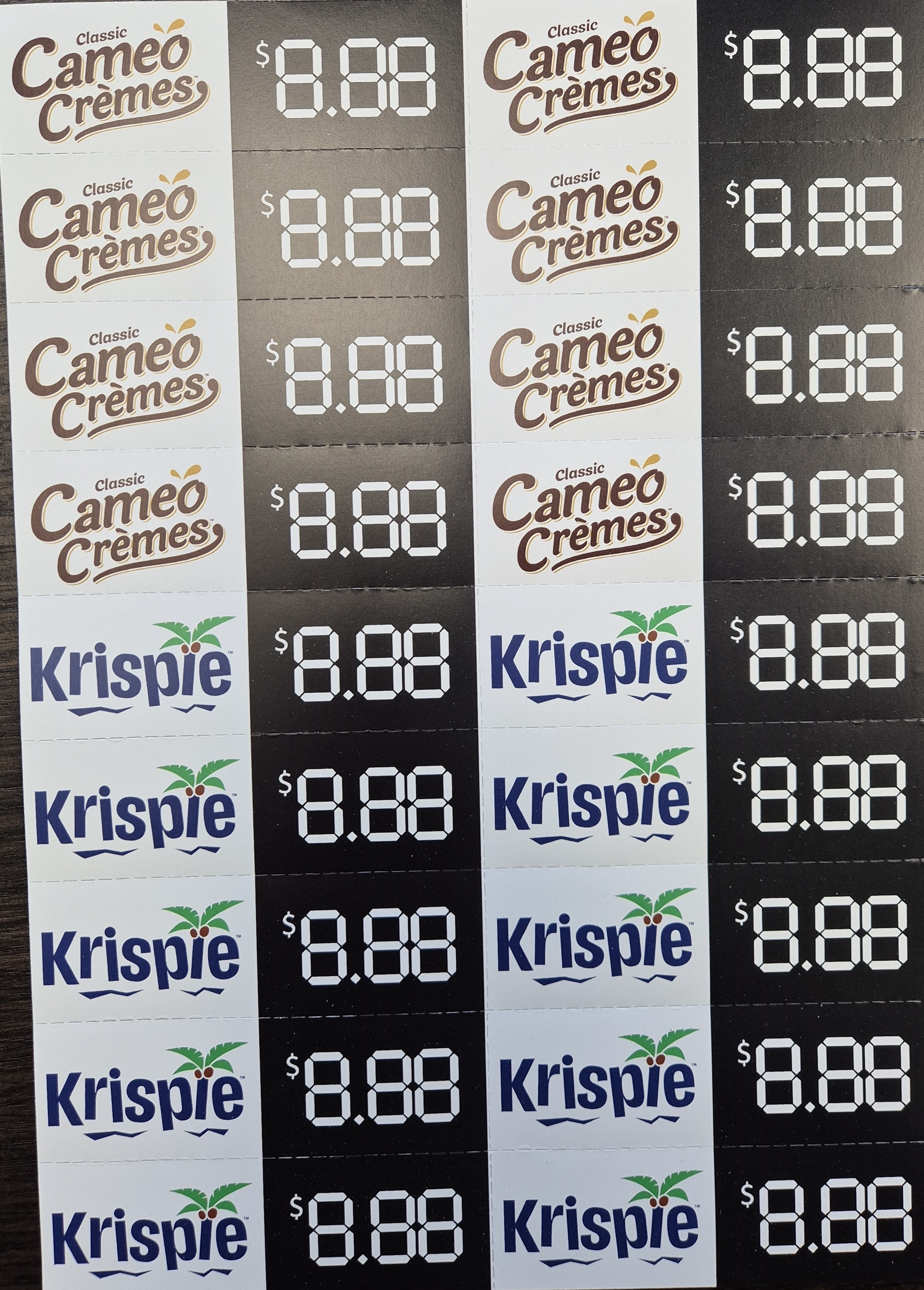 CORP - Digi 8 Price Cards | griffins.myprintdesk.net